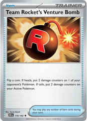 Team Rocket's Venture Bomb - 179/182 - Uncommon - Reverse Holo
